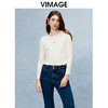 VIMAGE纬漫纪秋季新款个性设计感修身显瘦短款T恤上衣V2213823 商品缩略图5