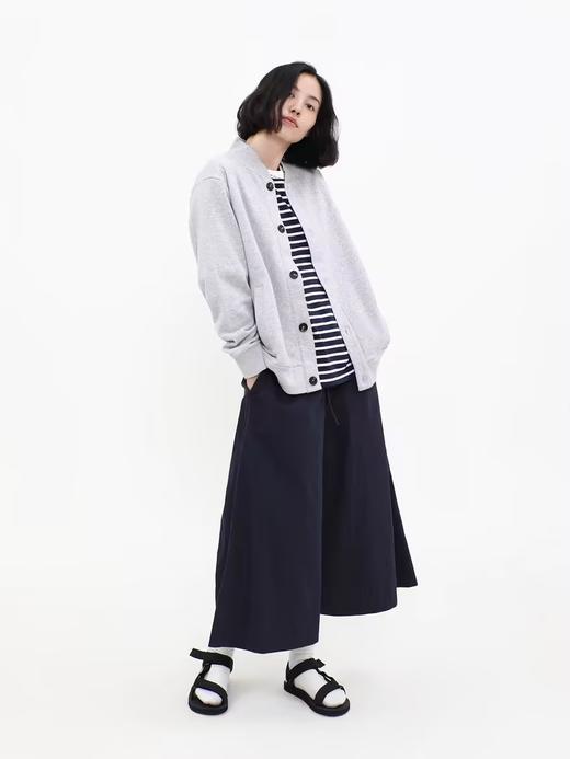 LIVINGTOWN/LT砂洗棉阔腿裤 商品图3