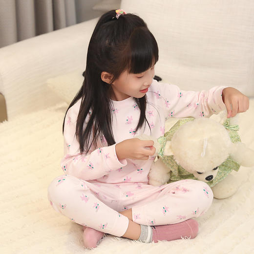 【79元1套，119元2套】秋冬女童长袖长裤套头家居套装-8243215 商品图1