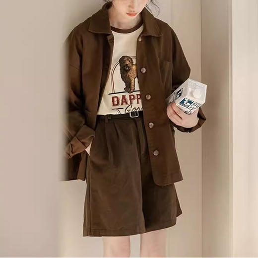 裁缝学苑AS346宽松复古美拉德翻领工装外套纸样女装衬衣打版裁剪样板裁剪 商品图5