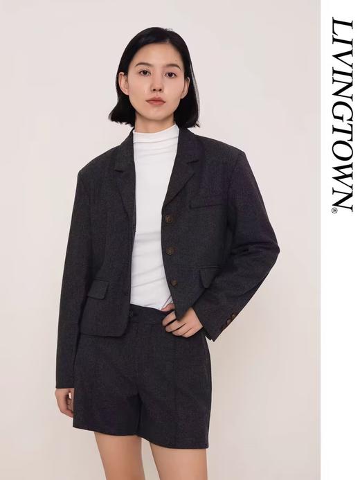 LIVINGTOWN/LT羊毛短款西服 商品图0