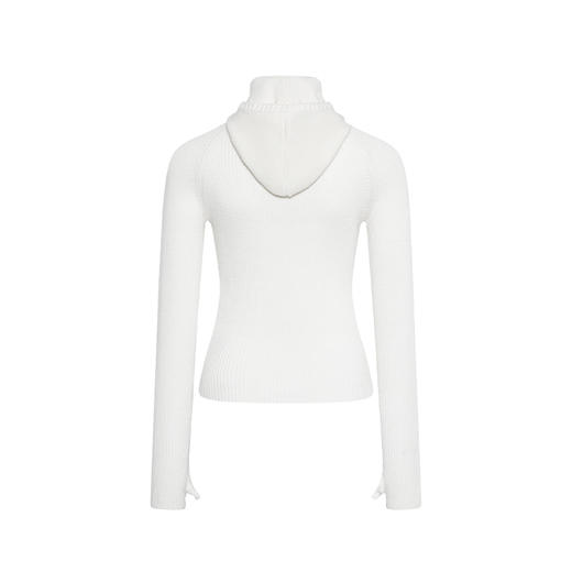 NUTH 连帽针织上衣修身显瘦长袖针织衫女 商品图1