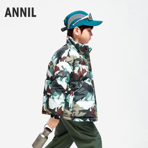 【轻暖0~10℃】男童三防短款羽绒服冬季新款安奈儿童装EB445504 商品图10
