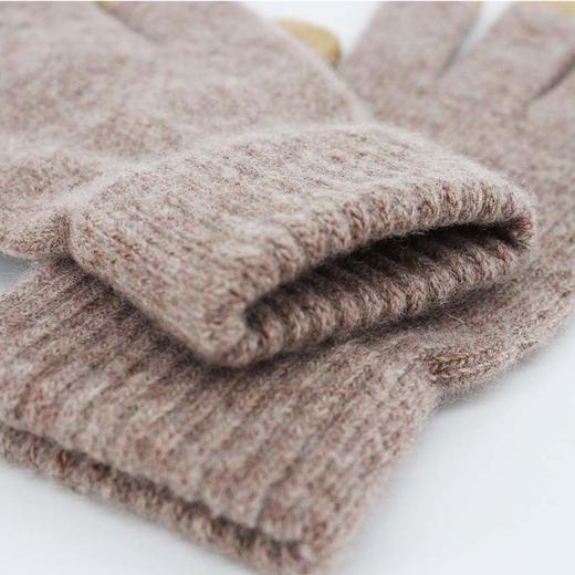 女款羊毛手套保暖可触屏冬季骑行防风防寒运动健身针织手套女新款爆款小红书同款 商品图2