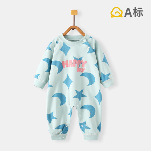 【妈妈们的“理想型”，宽阔版型，活动自如，不咯宝宝肌肤】新生儿衣服秋季款婴儿连体衣 春秋纯棉和尚服 初生宝宝哈衣爬服a类-QQ 商品图10
