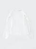 Studio Nicholson  米白色EMMET荡领连肩袖上衣 商品缩略图4