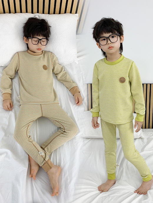 【YW】无忧购儿童秋冬款德绒保暖羊毛蚕丝无骨秋衣秋裤内衣套装713（截单后7天发货) 商品图6