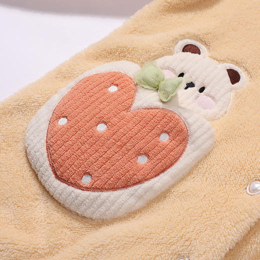 都市丽人睡衣生活家居长袖家居服暖肤绒厚女士法兰绒套装LHT1T4 商品图5