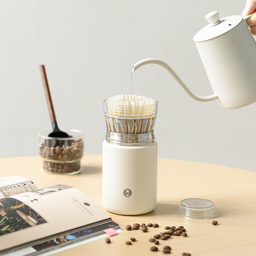 泰摩 冰瞳随行杯咖啡滤杯手冲咖啡挂耳杯B75滤杯 便携多功能咖啡杯 商品图12