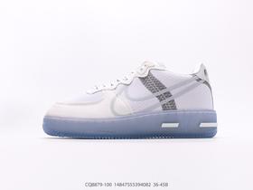 耐克Nike Air Force 1 React QS休闲运动板鞋CQ8879-100男女鞋