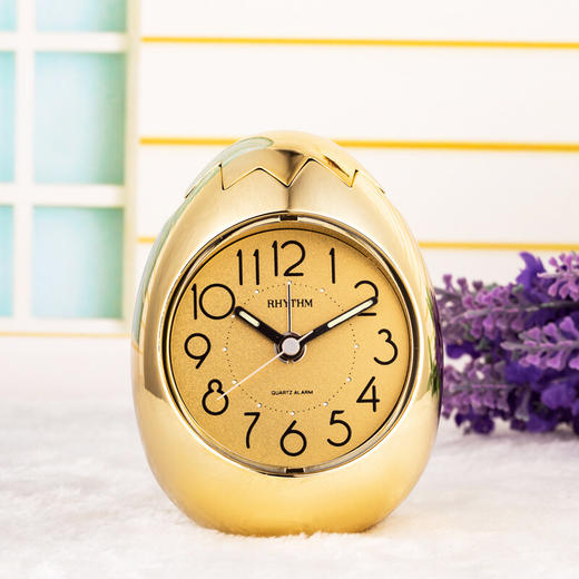 【多样屋专柜】多样屋专柜丽声创意不倒翁夜光闹钟静音可爱闹铃学生儿童卧室床头闹表9.3cm 商品图1