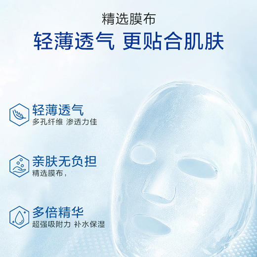 水密码面膜女补水保湿海藻糖密集补水保湿玻尿酸面膜烟酰胺面膜15片 商品图2