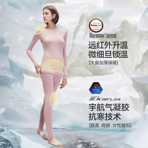 【毛爸】素湃Supield加厚加绒保暖内衣套装秋衣秋裤女男士自发热冬季 商品图5