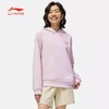 3折【自营】LI-NING/李宁2  李宁卫衣女冬季运动时尚系列舒适加绒宽松套头连帽卫衣 AWDT820-5 商品缩略图0