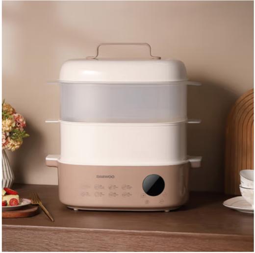 【小家电】DAEWOO大宇 DYZL-1215双层大功率电蒸锅 HR 商品图0