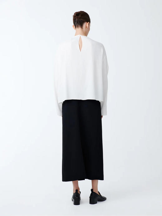 Studio Nicholson  米白色EMMET荡领连肩袖上衣 商品图2