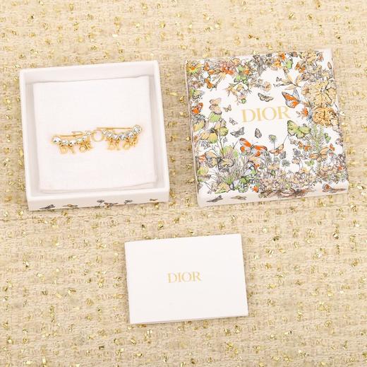 迪奥Dior左右字母水钻耳环（XTY） 商品图0