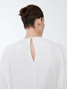Studio Nicholson  米白色EMMET荡领连肩袖上衣 商品缩略图3