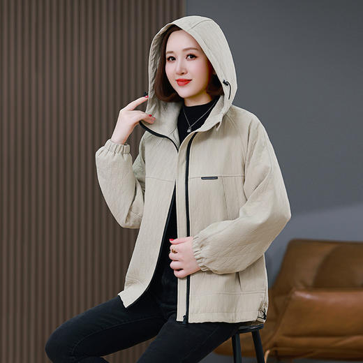 HR LYIGE1655宽松休闲洋气百搭时尚上衣外套 商品图2