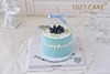 1027CAKE |  蓝莓丝带装饰蛋糕   韩式ins 商品缩略图0