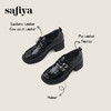 Safiya/索菲娅2024复古英伦风增高厚底漆皮圆头百搭JK小皮鞋 SF43112081 商品缩略图0