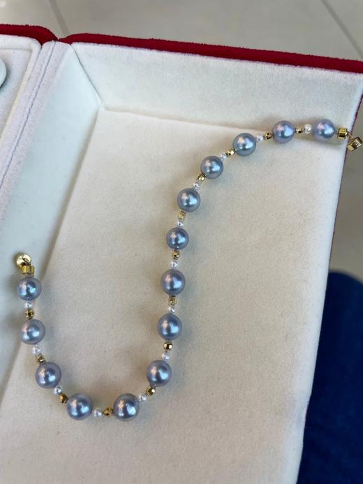 6-7mm真多麻手链 商品图2