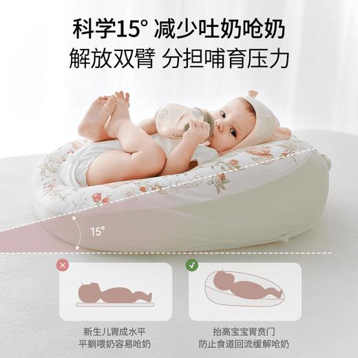 Bubble tree宝宝树婴儿防吐奶垫宝宝防溢奶呛奶斜坡枕喂奶哺乳枕头  CWX 商品图1