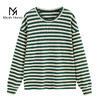 米加蜜落肩长袖条纹上衣，啾啾妈自留，百搭版型简约大方 商品缩略图7
