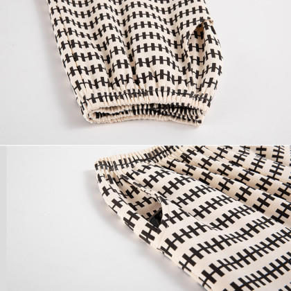 康妮雅女式长袖长裤开襟套装 商品图4