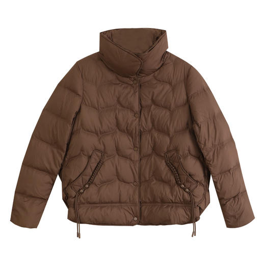 玳莎中式立领羽绒服秋冬女士时尚小个子白鸭绒外套2024年新款  ED41309 商品图4