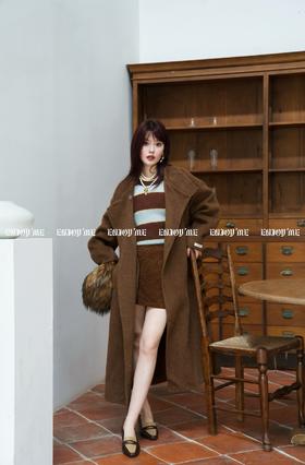 【门店同款】ENJOY冬季柔韧与共立领大衣 159496845