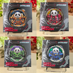 中国金币丨铁甲熊猫团