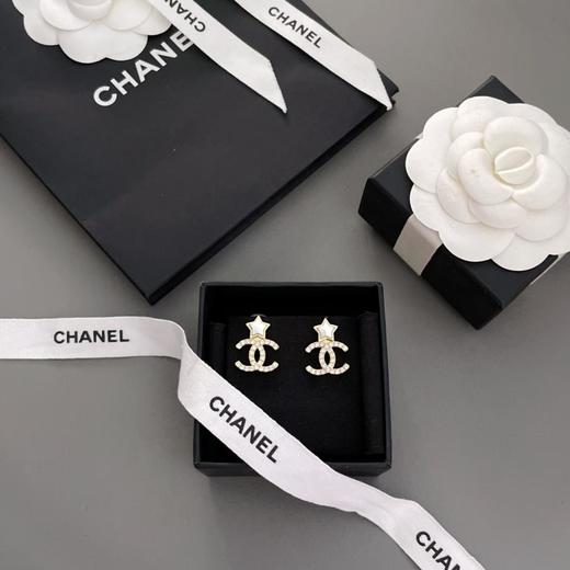 香奈儿24c五角星双c耳钉（XTY） 商品图0