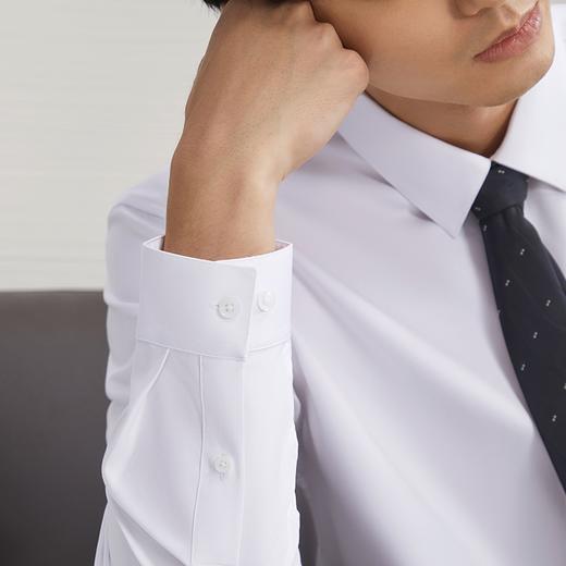 【5A抗菌2A防螨】柒牌长袖衬衫男士秋季新款含莫代尔商务工装衬衣	127A70180 商品图2