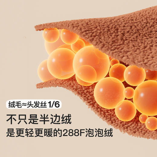 likeuu小熊半边绒家居服套装圆领亲子家居服ZY 商品图1