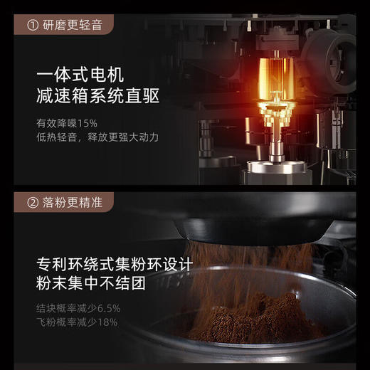 小熊（Bear）咖啡机 意式半自动家用机械舱咖啡机 *研磨一体机 现磨咖啡豆蒸汽奶泡 KFJ-L15M8 商品图4