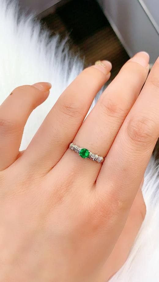 0.31克拉祖母绿戒指 商品图0