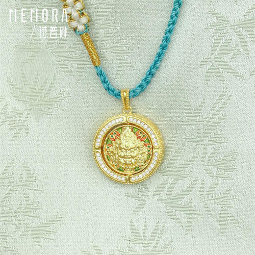 【热卖臻品】守护系列 黄金黄财神/扎基拉姆吊坠 足金钻石挂坠气质女士礼物MEMORA诗普琳LP440301、LP440201 商品图3