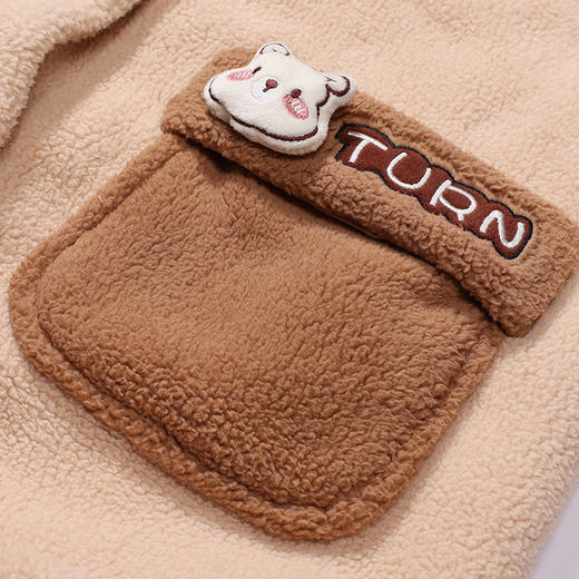 都市丽人睡衣亲情蜜语长袖家居服泡芙绒厚女士法兰绒套装LHT9A7 商品图6