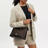 COACH蔻驰 Laurel 31 通勤大容量可拆卸肩带标志性涂层帆布和光滑皮革 流浪包腋下包单肩斜挎手提包（CB） 商品缩略图3