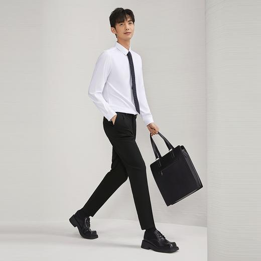 【5A抗菌2A防螨】柒牌长袖衬衫男士秋季新款含莫代尔商务工装衬衣	127A70180 商品图3