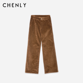 尘衣｜定制水洗灯芯绒加厚宽松直筒长裤