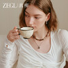 ZEGL设计师白檀系列贝壳珠项链女款2024新款轻奢小众复古檀木配饰 商品缩略图5