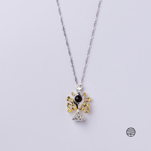 黄财神投影海螺吊坠项链 |万物叁仟 商品图4