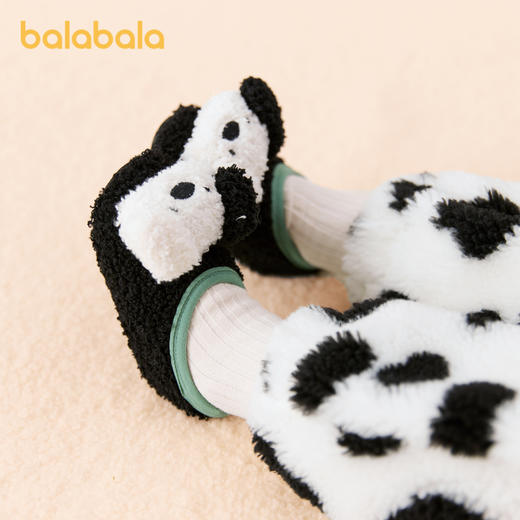 巴拉巴拉宝宝地板袜儿童保暖袜子秋冬男女童小童大童萌趣学步袜潮 商品图0