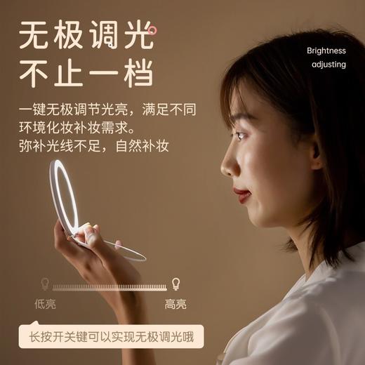 绿巨能（llano）  便捷式双面化妆镜  LL-HZJ11 商品图2