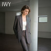 IWY/秋冬新款高级深灰色西装外套女期限休闲款式职业两件套OLC13517+P33517 商品缩略图2