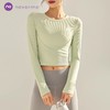 Neverme长袖瑜伽服T恤|及腰短款，拉高腰线 商品缩略图0