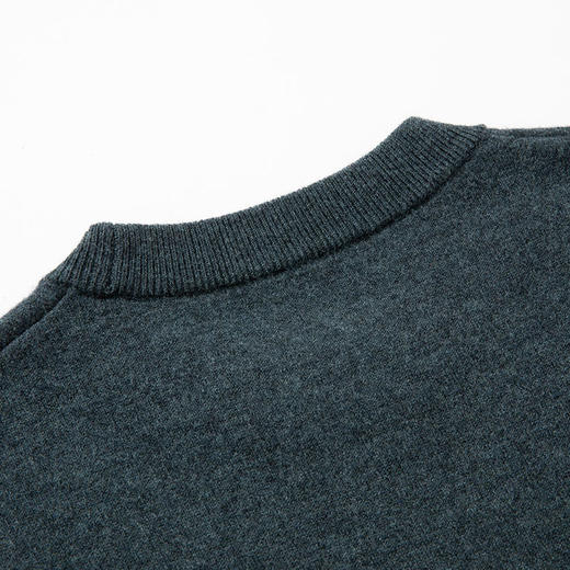 【100%羊毛】【新款DPS】大依优型大码男装羊毛衫100%绵羊毛针织衫打底线衣套头纯色上衣男士胖子 商品图6