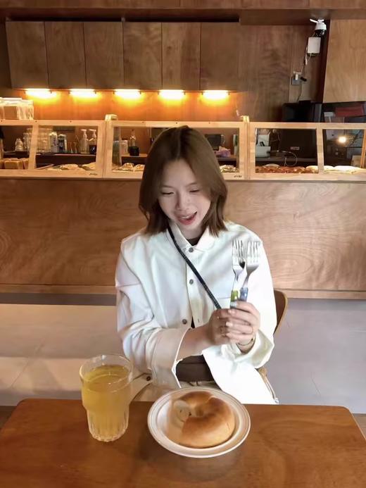 LIVINGTOWN/LT鱼骨纹厚重棉质衬衫 商品图3